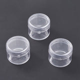 50 pcs Plastic Bead Containers, Column, Clear, 4.3x3.5cm, Inner Diameter: 3.7cm