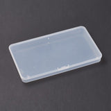 22 pcs Polypropylene Box, Plastic Bead Containers, Rectangle, Clear, 11.8x19x1.7cm