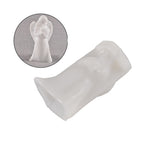 DIY Angel Figurine Silicone Molds, Resin Casting Molds, for UV Resin, Epoxy Resin Craft Making, Heart Pattern, 51x63x114mm, Inner Diameter: 40x55x113mm