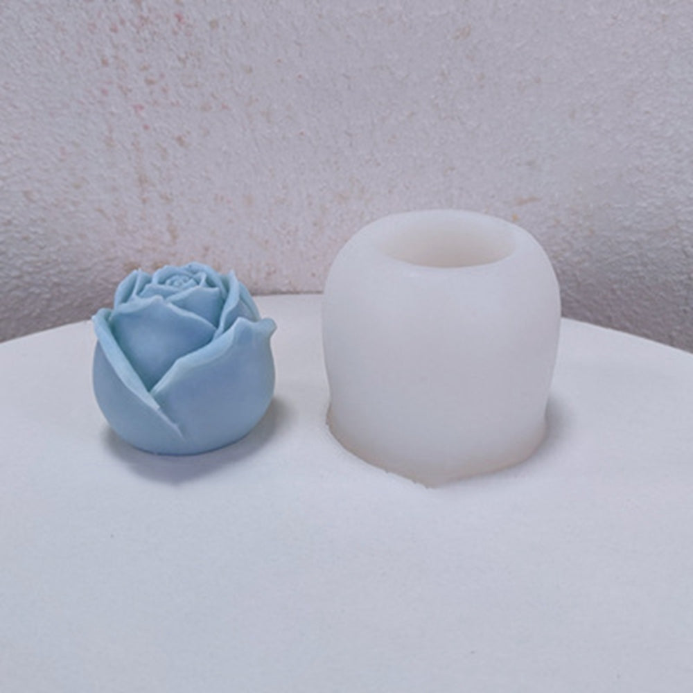 2 pc Valentine's Day Theme DIY Candle Silicone Molds, Handmade Soap Mold,  Mousse Chocolate Cake Mold, Heart with Word V & E, White, 89x46x46mm, Inner