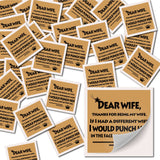 Craspire Picture Stickers, Coated Paper, Square with Word, Peru, 6.3x6.3cm, 30pcs/set