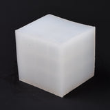 2PCS Magic Cube Candle Food Grade Silicone Molds, for Scented Candle Making, White, 71x74x67mm, Inner Diameter: 60x60x58mm