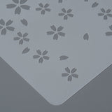 CRASPIRE Plastic Drawing Painting Stencils Templates, Rectangle, Flower Pattern, White, 25.5x17.4x0.04cm