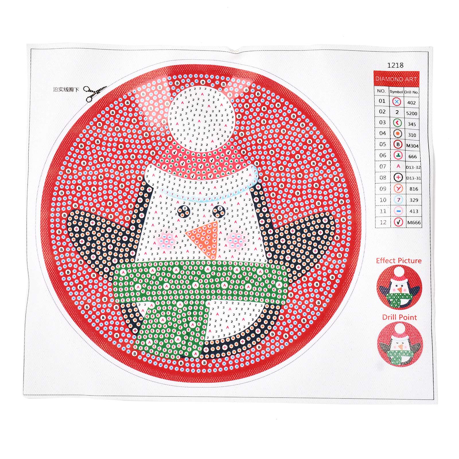 Craspire DIY Christmas Theme Diamond Painting Kits For Kids, Santa