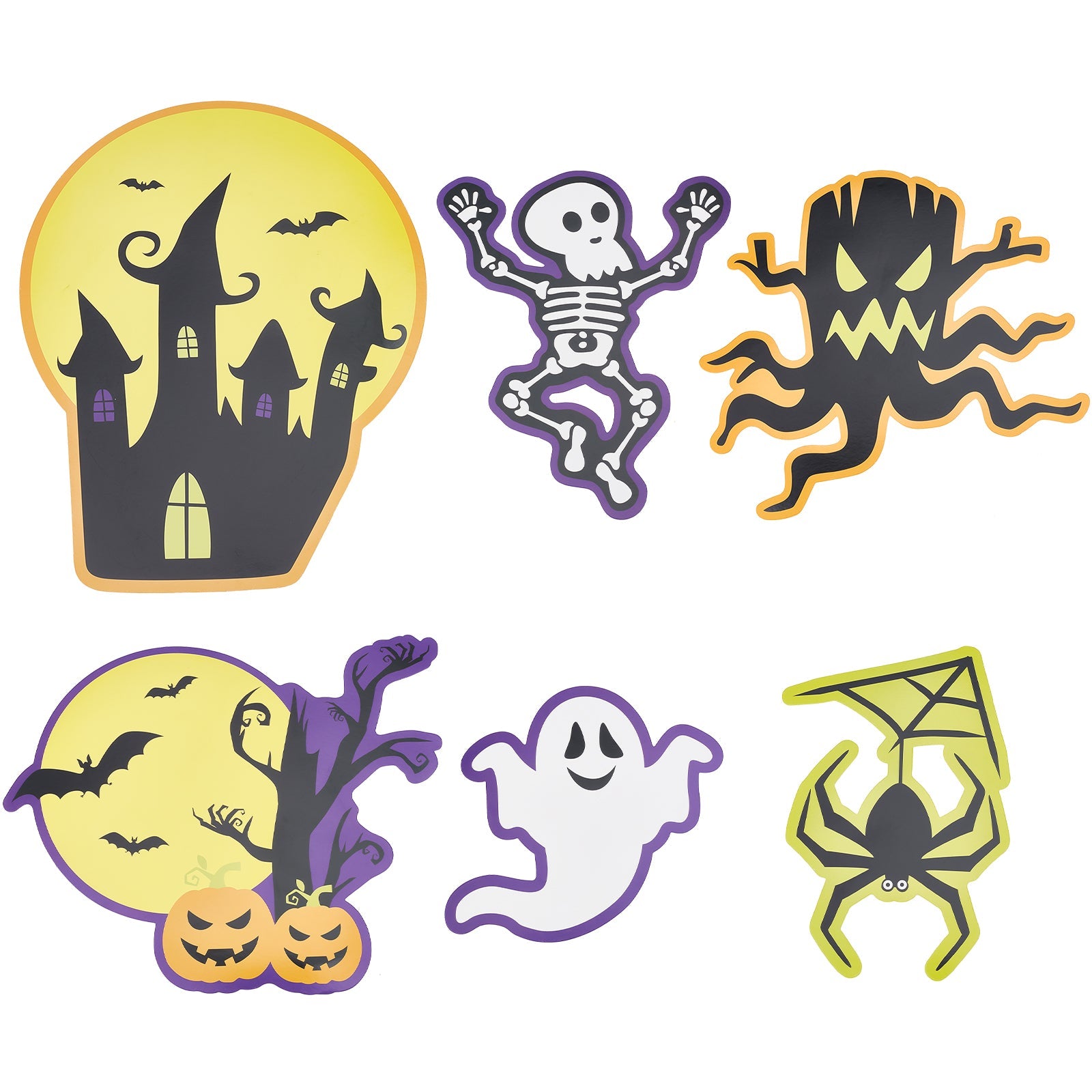 500pcs 2.5cm Halloween Round Stickers Pumpkin Decoration Labels