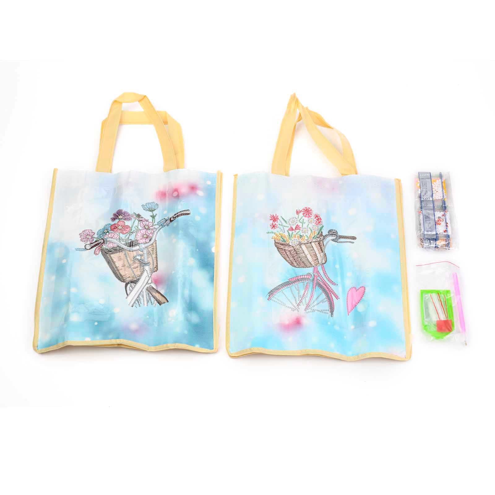 New DIY Diamond Painting HandBags Reusable Shopping Bags with