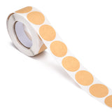 Craspire DIY Scrapbook, Decorative Adhesive Tapes, Flat Round, BurlyWood, 25mm, about 500pcs/roll, 5rolls/set