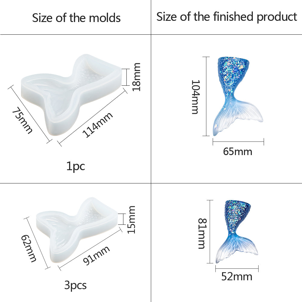 10Pcs DIY Silicone Coaster Molds for Resin Casting Epoxy Resin Coaster  Molds Kit GFA