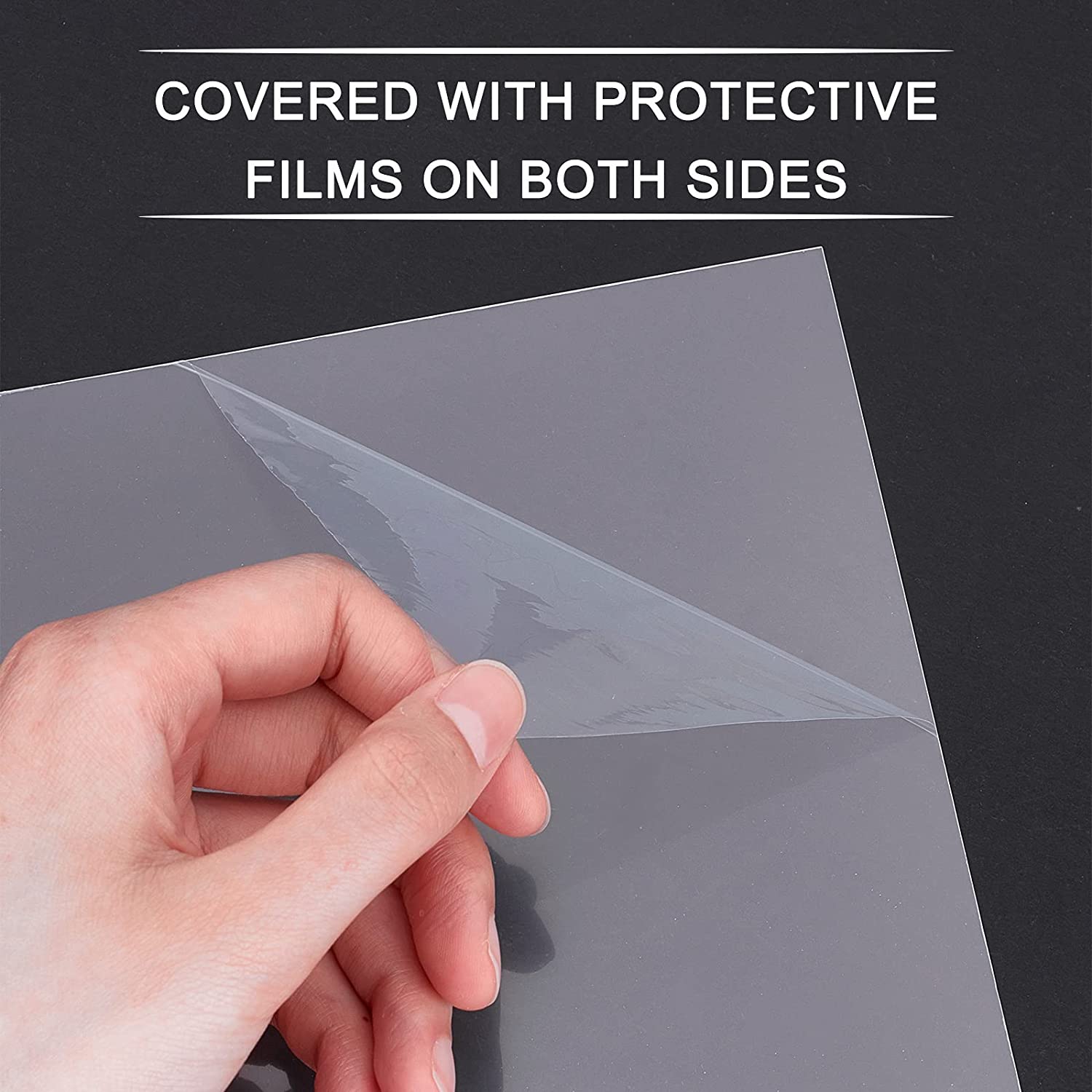 Clear Plastic Perspex® Acrylic Cut Sheet 1mm to 10mm Thick Panels