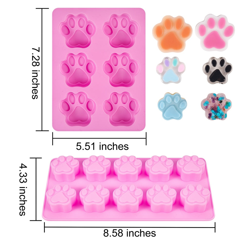 CRASPIRE DIY Food Grade Silicone Molds, For UV Resin & Epoxy Resin