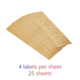 100pcs Embossed Gold Foil Certificate Seals Self Adhesive Stickers-4