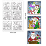 Craspire PVC Plastic Stamps, for DIY Scrapbooking, Photo Album Decorative, Cards Making, Stamp Sheets, Christmas Themed Pattern, 16x11x0.3cm