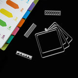 Craspire PVC Plastic Stamps, for DIY Scrapbooking, Photo Album Decorative, Cards Making, Stamp Sheets, Camera Pattern, 16x11x0.3cm