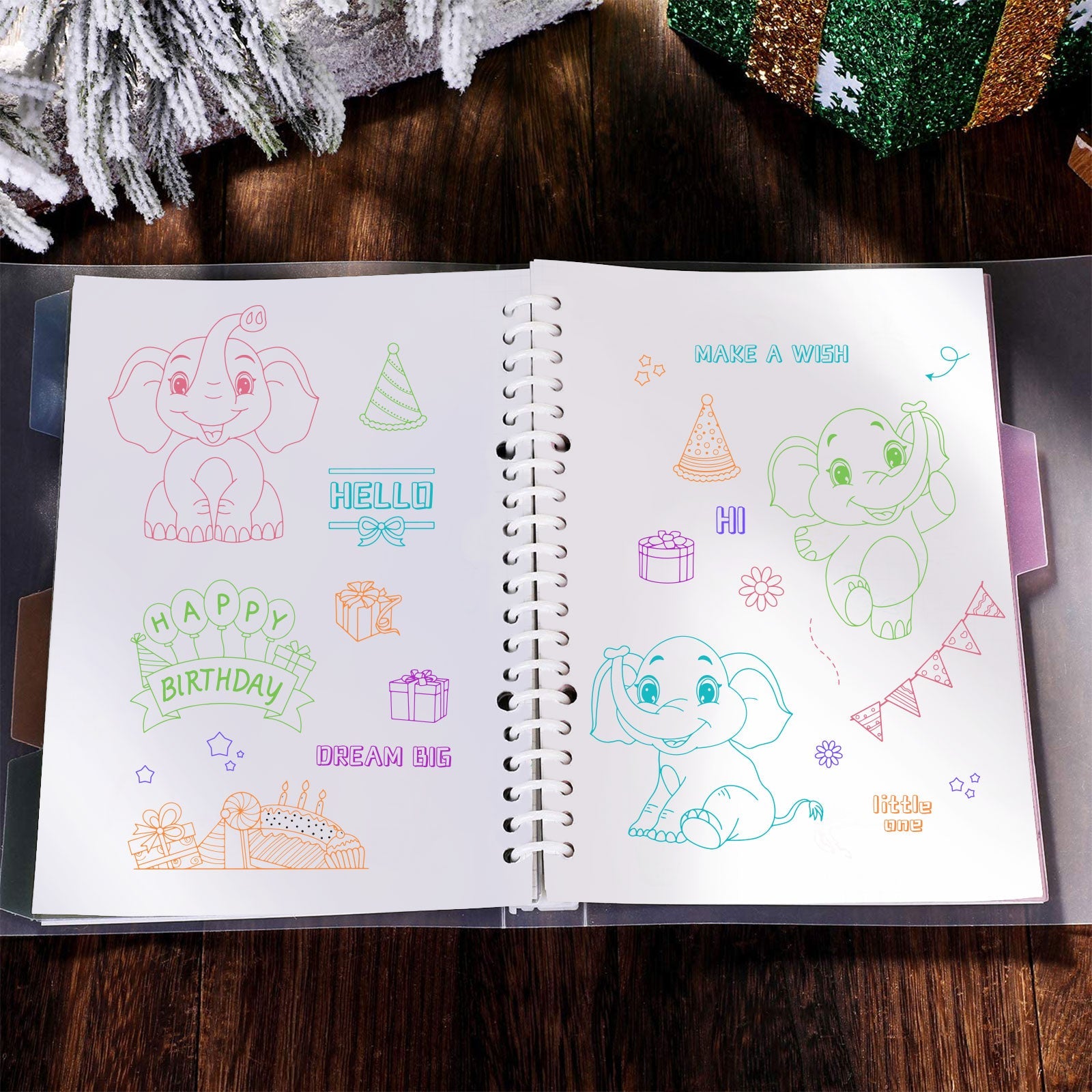 Happy Birthday Wishes Clear Stamp Transparent Seal Diy