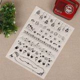 Craspire Lace Flower Eggs Clear Stamps Transparent Silicone Stamp for Card Making Decoration and DIY Scrapbooking