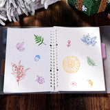 Craspire Flower Leaves Clear Stamps Silicone Stamp Cards Daisy Bells Flower Clear Stamps for Card Making Decoration and DIY Scrapbooking