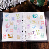 Craspire PVC Plastic Stamps, for DIY Scrapbooking, Photo Album Decorative, Cards Making, Stamp Sheets, Animal Pattern, 16x11x0.3cm