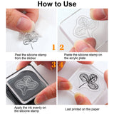 Craspire PVC Plastic Stamps, for DIY Scrapbooking, Photo Album Decorative, Cards Making, Stamp Sheets, Animal Pattern, 16x11x0.3cm