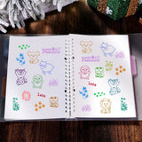 Craspire PVC Plastic Stamps, for DIY Scrapbooking, Photo Album Decorative, Cards Making, Stamp Sheets, Animal Pattern, 16x11x0.3cm