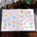 Craspire PVC Plastic Stamps, for DIY Scrapbooking, Photo Album Decorative, Cards Making, Stamp Sheets, Butterfly Pattern, 16x11x0.3cm