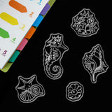 Craspire PVC Plastic Stamps, for DIY Scrapbooking, Photo Album Decorative, Cards Making, Stamp Sheets, Dinosaur Pattern, 16x11x0.3cm