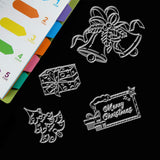 Craspire PVC Plastic Stamps, for DIY Scrapbooking, Photo Album Decorative, Cards Making, Stamp Sheets, Christmas Themed Pattern, 16x11x0.3cm