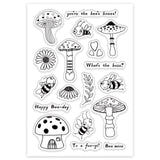 Craspire Bee Clear Stamps Silicone Stamp Seal for Card Making Decoration and DIY Scrapbooking