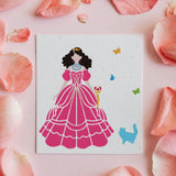 CRASPIRE Plastic Drawing Painting Stencils Templates Sets, Princess Pattern, 21x29.7cm, 12pcs/set