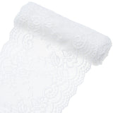 5 Yard 5 Yards Lace Roll White Cotton Lace Trim Fabric 6 Wide for Dress Tablecloth Hair Band Wedding Festival Event Decorations