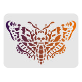 CRASPIRE Plastic Drawing Painting Stencils Templates, Rectangle, Butterfly Farm, 297x210mm