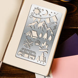 CRASPIRE Cooking Theme Stainless Steel Cutting Dies Stencils, for DIY Scrapbooking/Photo Album, Decorative Embossing DIY Paper Card, Food Pattern, 17.7x10.1cm