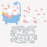 CRASPIRE Cute Bunny Metal Cutting Dies