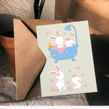 CRASPIRE Cute Bunny Metal Cutting Dies