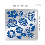 CRASPIRE Stainless Steel Cutting Dies Stencils, for DIY Scrapbooking/Photo Album, Decorative Embossing DIY Paper Card, Stainless Steel Color, Bees Pattern, 15.6x15.6cm