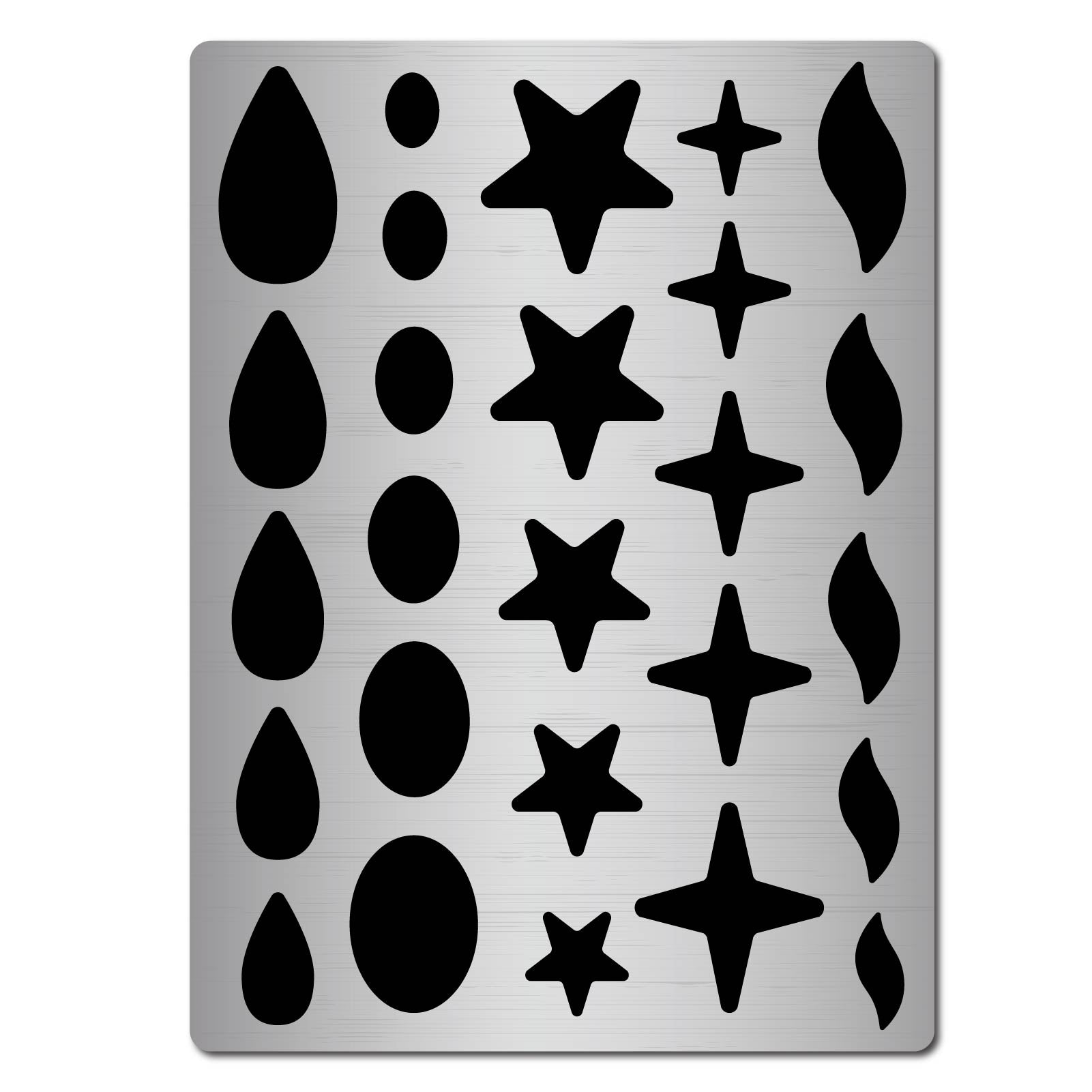 Stainless Steel Cutting Dies Stencils, for DIY Scrapbooking/Photo Album,  Decorative Embossing DIY Paper Card, Matte Stainless Steel Color, Ocean