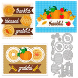 Autumn Pumpkin Die Cuts Leaves and Apple Embossing Template Mould Pie and Wheat Ear Carbon Steel Die Set