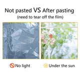 Craspire 16 Sheets 4 Styles Waterproof PVC Colored Laser Stained Window Film Adhesive Static Stickers, Electrostatic Window Stickers, Colorful, Fairy Pattern, 120mm, 4 sheets/style