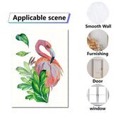 Craspire 16 Sheets 8 Styles Waterproof PVC Wall Stickers, Rectangle Shape, for Window or Stairway Home Decoration, Bird Pattern, 200x145mm, about 2 sheets/style