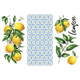 Craspire 3 Sheets 3 Styles PVC Waterproof Decorative Stickers, Self Adhesive Decals for Furniture Decoration, Lemon Pattern, 300x150mm, 1 sheet/style