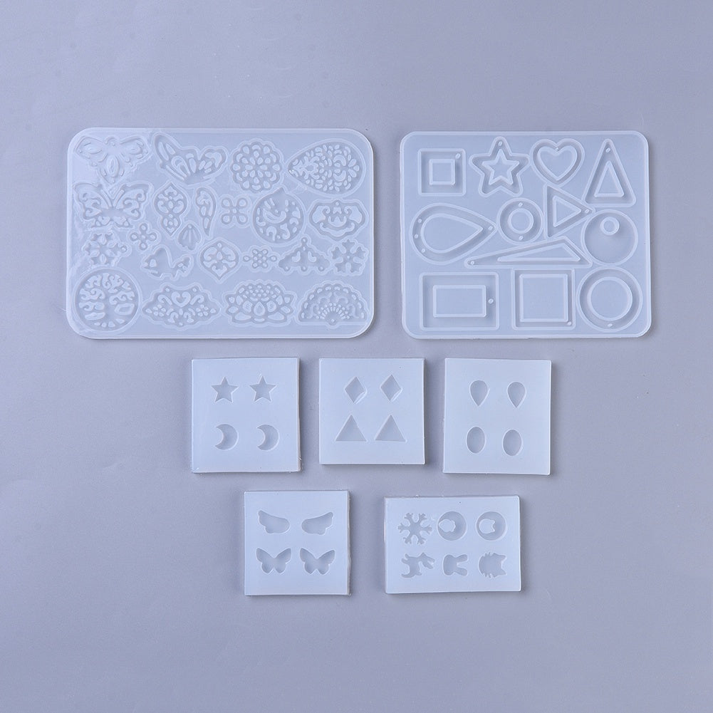 DIY UV Epoxy Resin Mold Jewelry Molds Chess Board Silicone Mold