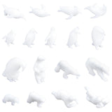 2Sets 2 Styles Animals Model, UV Resin Filler, Epoxy Resin Jewelry Making, White, 1set/style