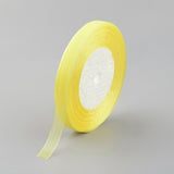 1 Group Sheer Organza Ribbon, Wide Ribbon for Wedding Decorative, Green Yellow, 3/4 inch(20mm), 25yards(22.86m)