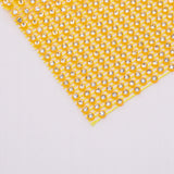 40 pc Plastic Elasticity Rhinestone Net, DIY Accessories, Festival Decoration Accessories, Gold, 183x122x2.5mm