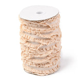 1 Roll Braided Nylon Ribbons, Light Grey, 3/8inch(10mm), about 20yards/roll(18.2m/roll)