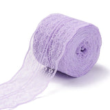 5 Roll Polyester Lace Trim, Lace Ribbon For Sewing Decoration, Plum, 45mm, about 1- 3/4 inch(45mm) wide, about 10.93 yards (10m)/roll