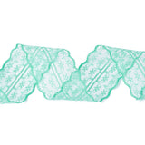 5 Roll Polyester Lace Trim, Lace Ribbon For Sewing Decoration, Sea Green, 45mm, about 1- 3/4 inch(45mm) wide, about 10.93 yards (10m)/roll