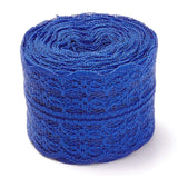 5 Roll Polyester Lace Trim, Lace Ribbon For Sewing Decoration, Medium Blue, 45mm, about 1- 3/4 inch(45mm) wide, about 10.93 yards (10m)/roll