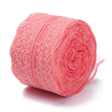 5 Roll Polyester Lace Trim, Lace Ribbon For Sewing Decoration, Pale Violet Red, 45mm, about 1- 3/4 inch(45mm) wide, about 10.93 yards (10m)/roll