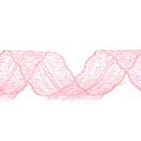 5 Roll Polyester Lace Trim, Lace Ribbon For Sewing Decoration, Pale Violet Red, 45mm, about 1- 3/4 inch(45mm) wide, about 10.93 yards (10m)/roll