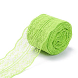 5 Roll Polyester Lace Trim, Lace Ribbon For Sewing Decoration, Yellow Green, 45mm, about 1- 3/4 inch(45mm) wide, about 10.93 yards (10m)/roll